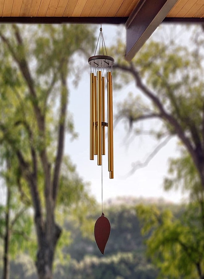 Dksuwe Wind Chimes for Outside, 30 Inch 6 Rustproof Aluminum Tubes Large Deep Tone Wind Chimes, Perfect for Patio, Porch, Garden, or Backyard… - Image 2